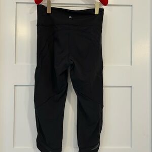 Lululemon Black 3/4 Athletic Legging